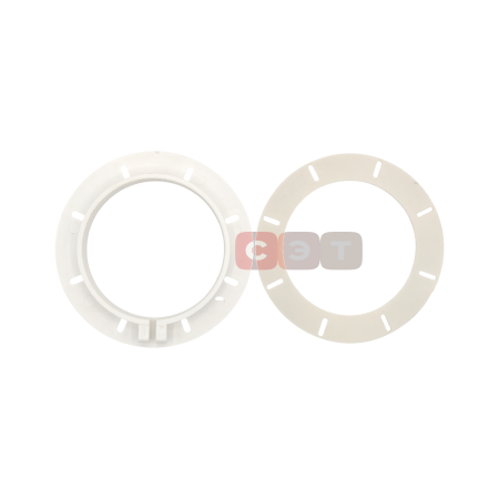 Адаптер коаксиальный вертикальный (фланец) Ø 60/100 мм
